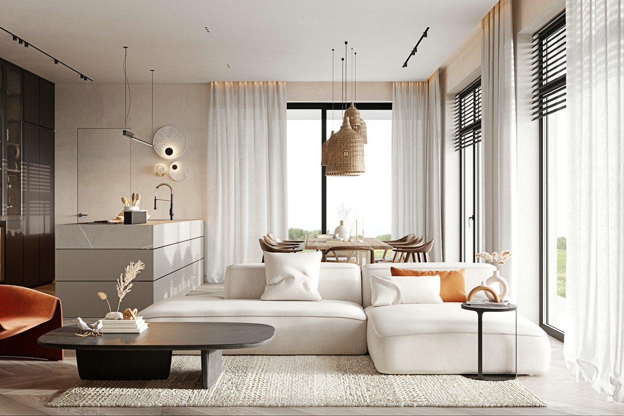 200㎡原木风住宅设计-3