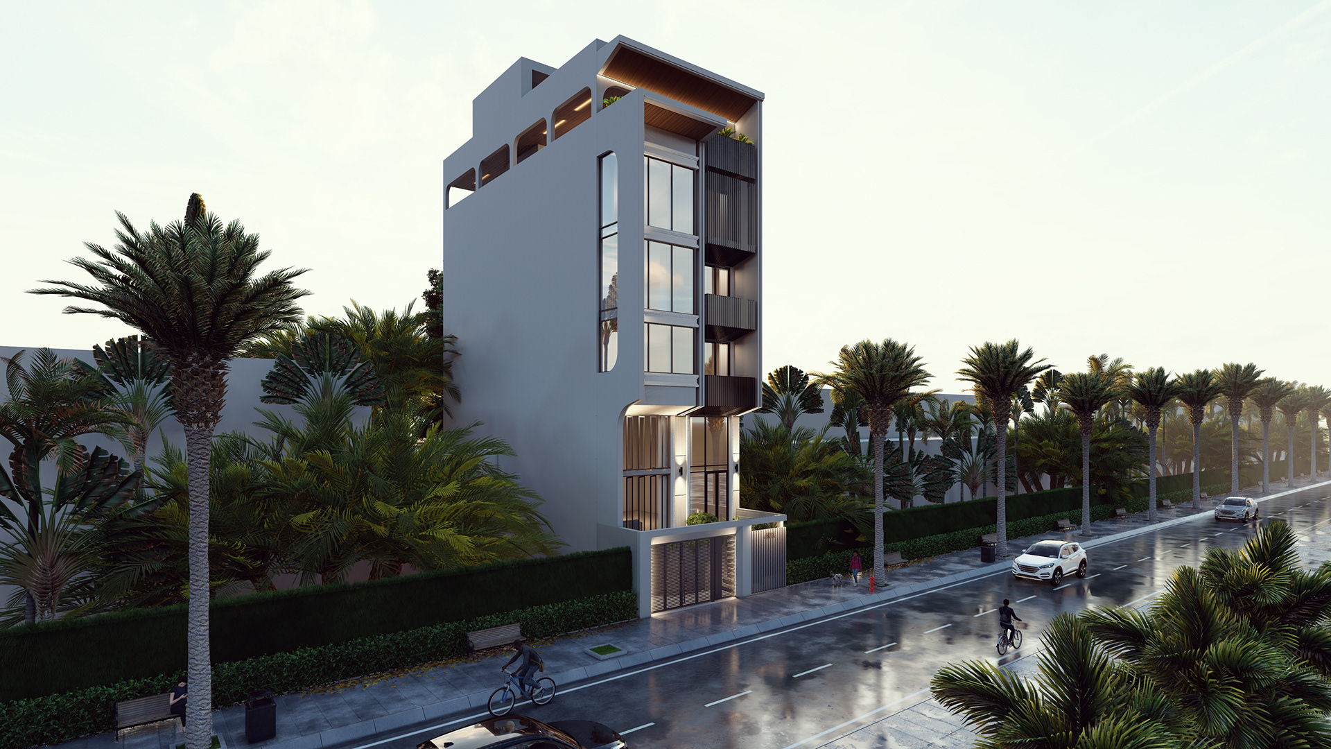 芳城市住宅丨越南胡志明市丨Ngo Trieu Nhan-7