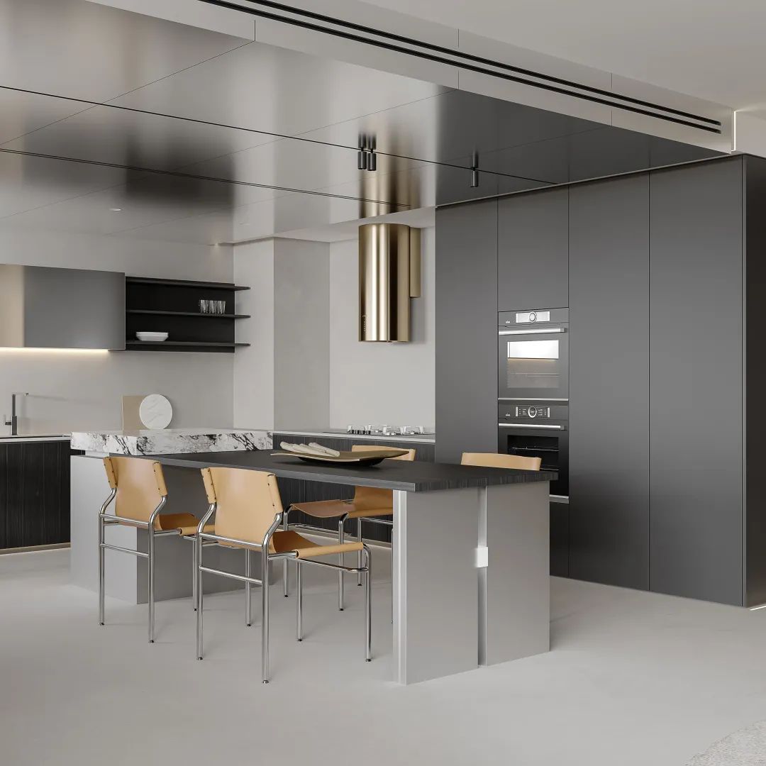 几何交叠丨中国大连丨民舍制作空间设计-20