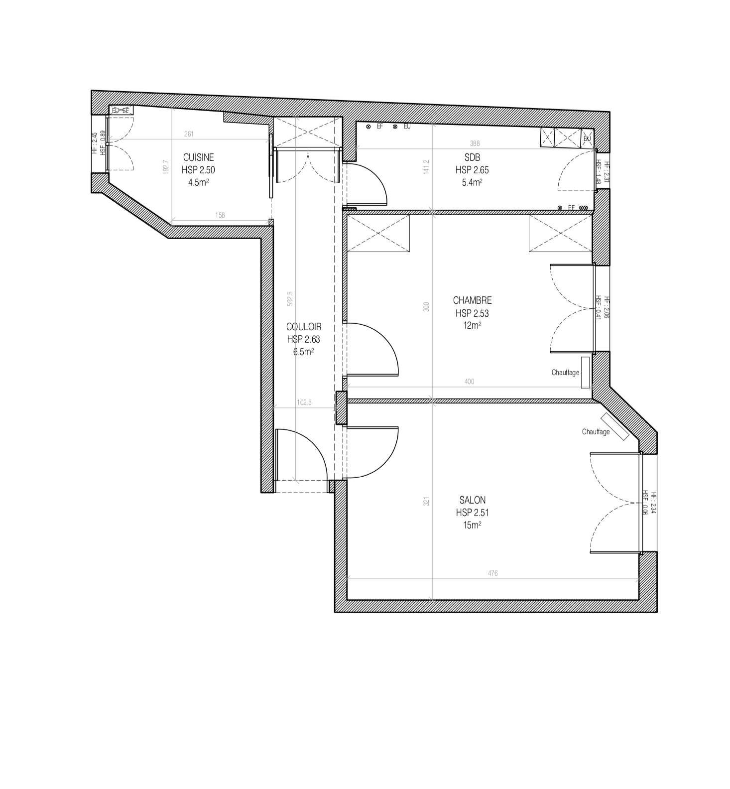 巴黎肖蒙山丘公园附近44㎡彩色简约公寓改造丨法国巴黎丨OUI Architecture-28