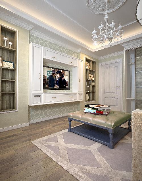 ЖК Шуваловский 90㎡公寓设计项目-48