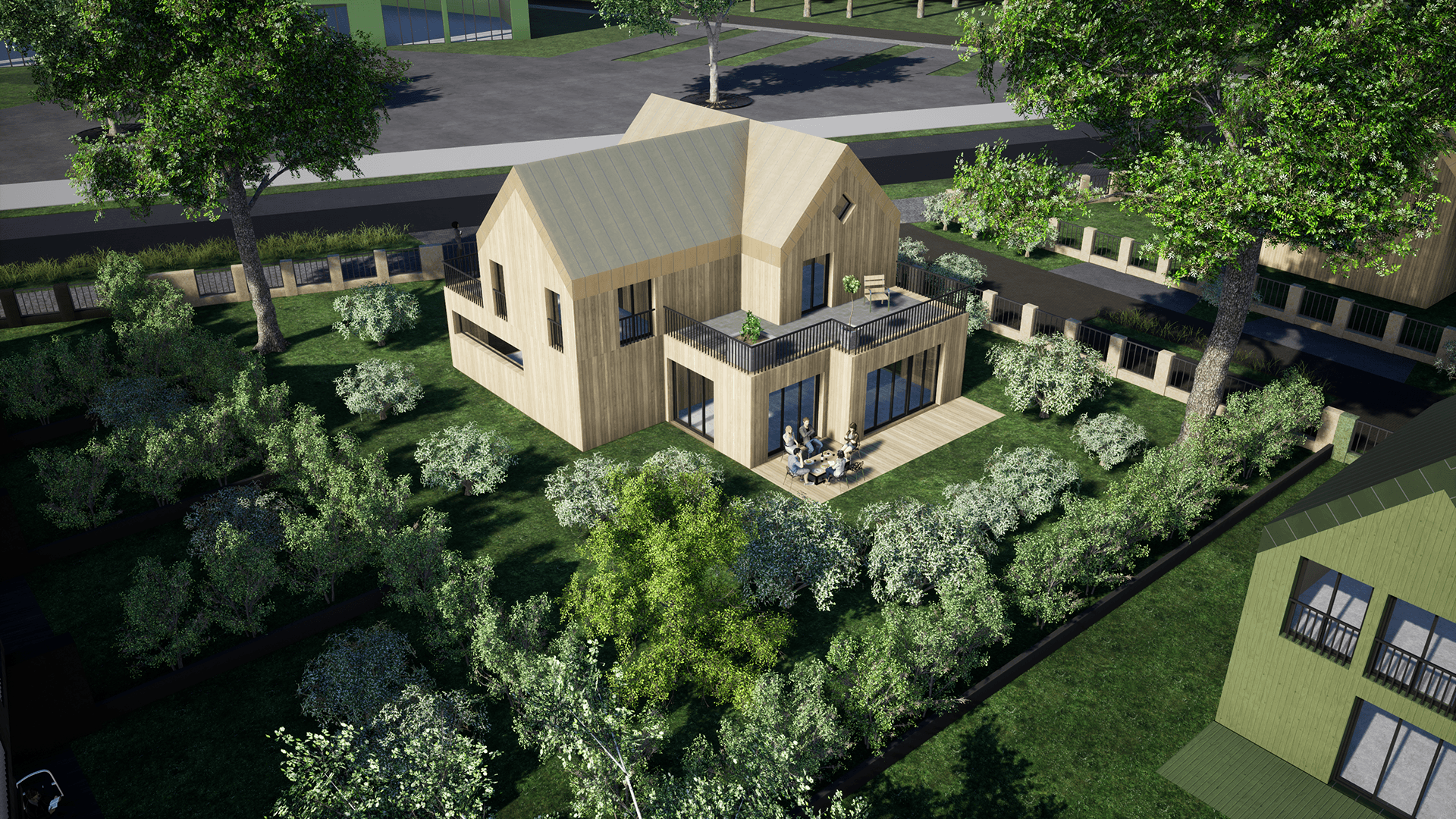 高密度和低层多功能木结构住宅区丨波兰比得哥什丨Damian Dominiczak-395