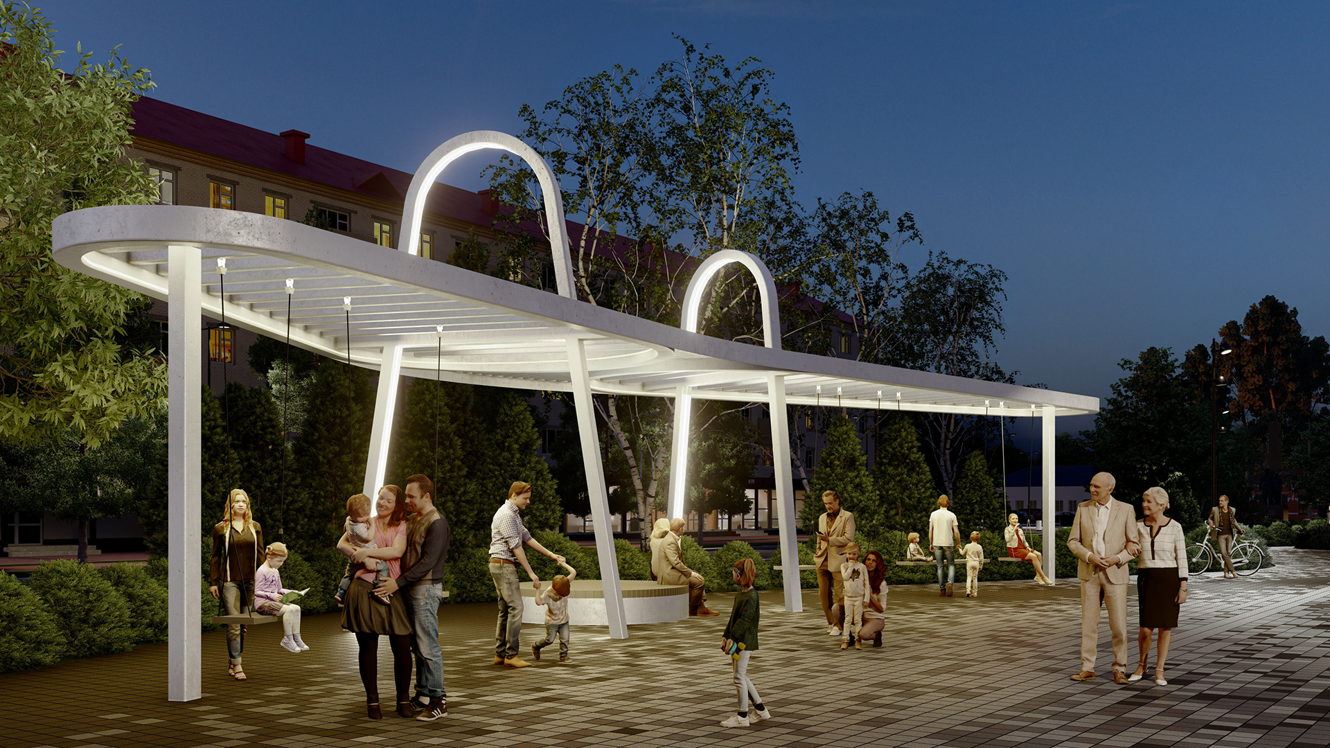 Zavodoukovsk 中央广场改造丨俄罗斯丨Project Bureau M4-33