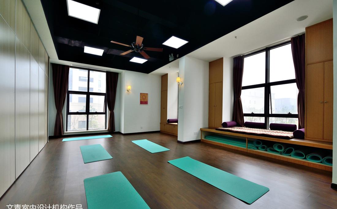 文青室内设计机构丨初阳瑜伽馆-8