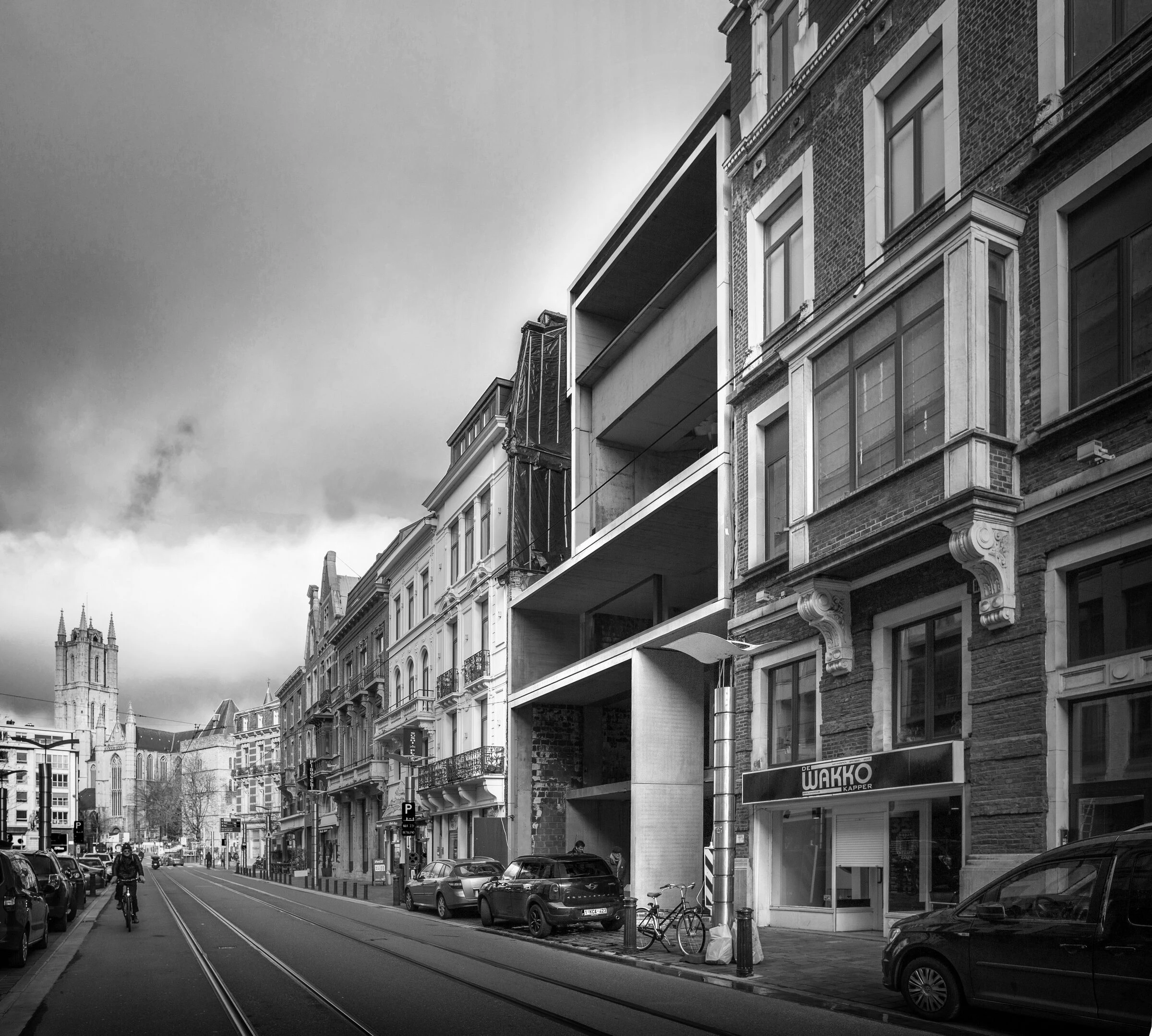 比利时黄金比例建筑——融入历史的奢华公寓与商店-35