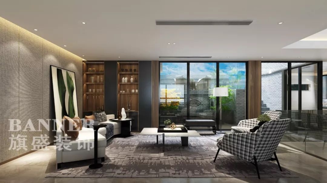 段峰打造 490㎡现代私宅，观景房的慢生活美学-33