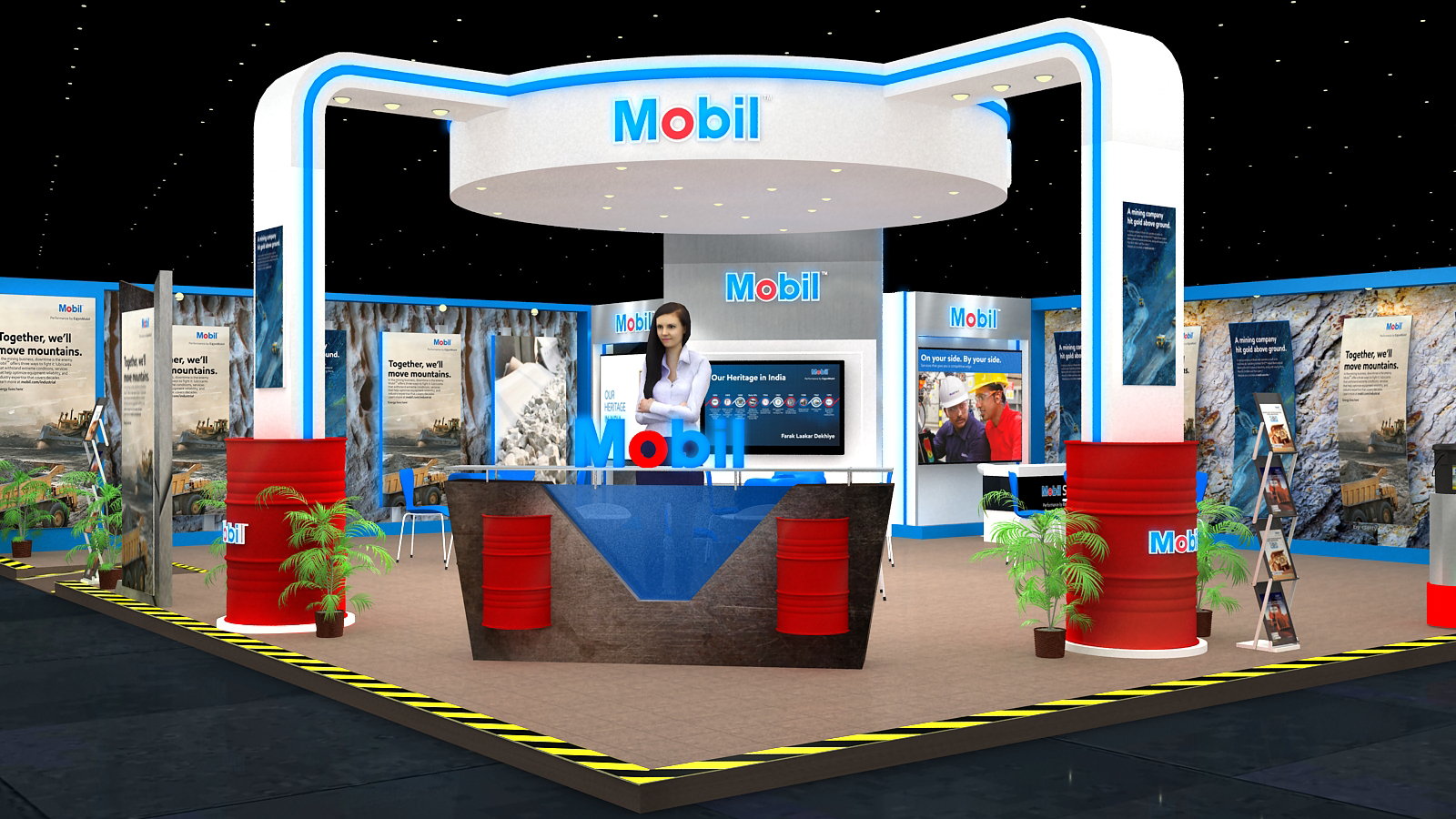 EXXON MOBIL STAND 8TH IME 2019 WEST BENGAL-0