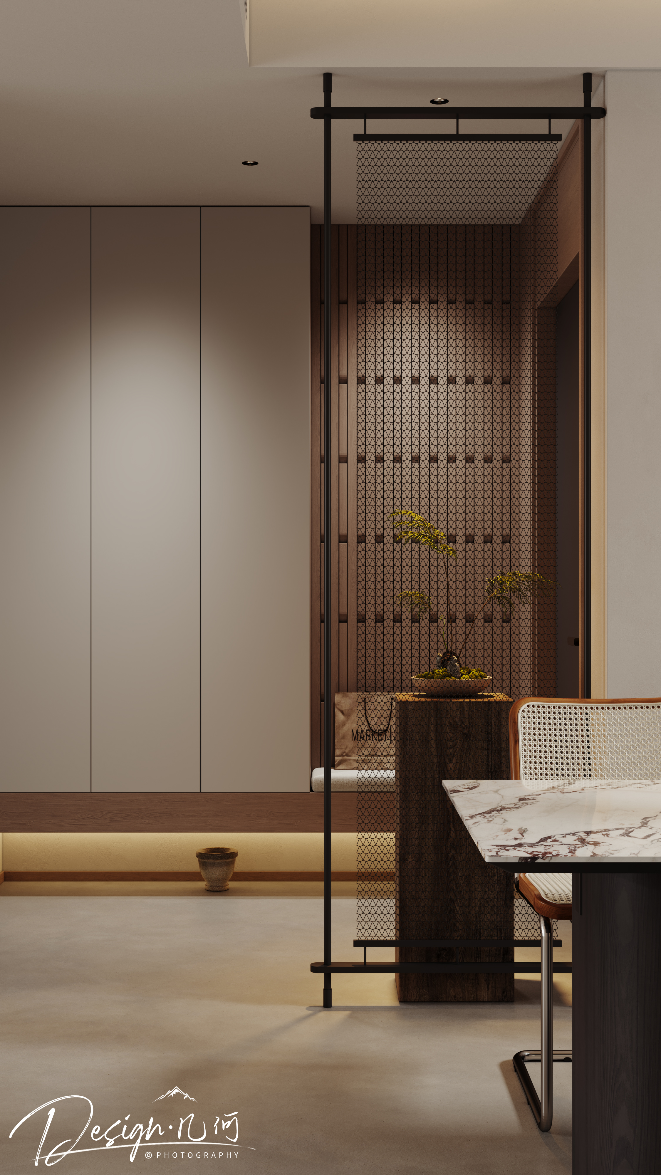 几何空间视觉表现 | 百悦府中古风客餐厅-16