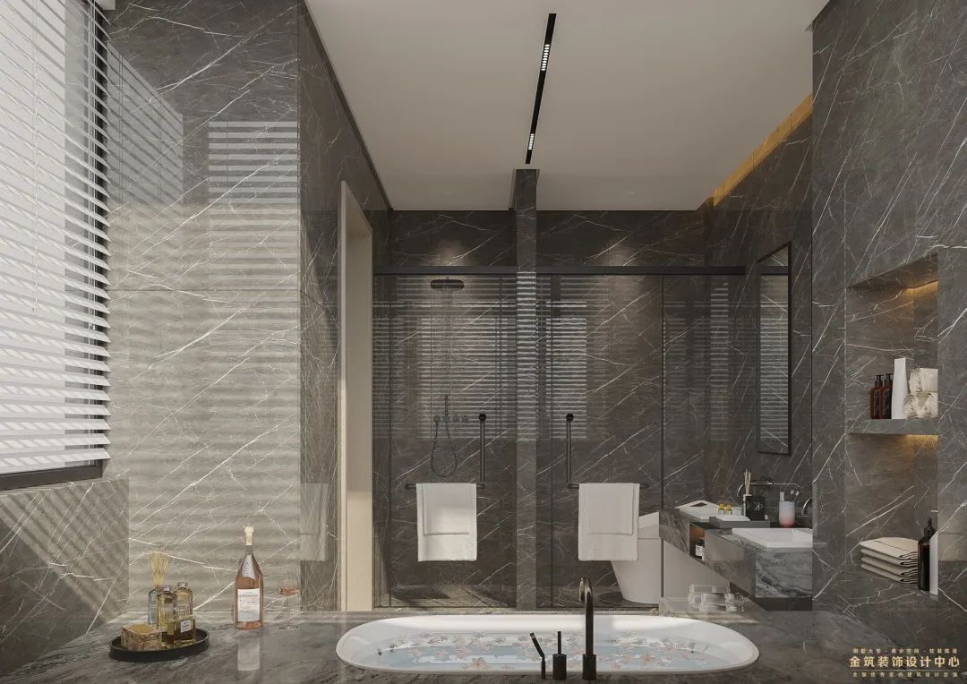 东方润园别墅 · 现代简约风格的自然归属丨金筑设计-26