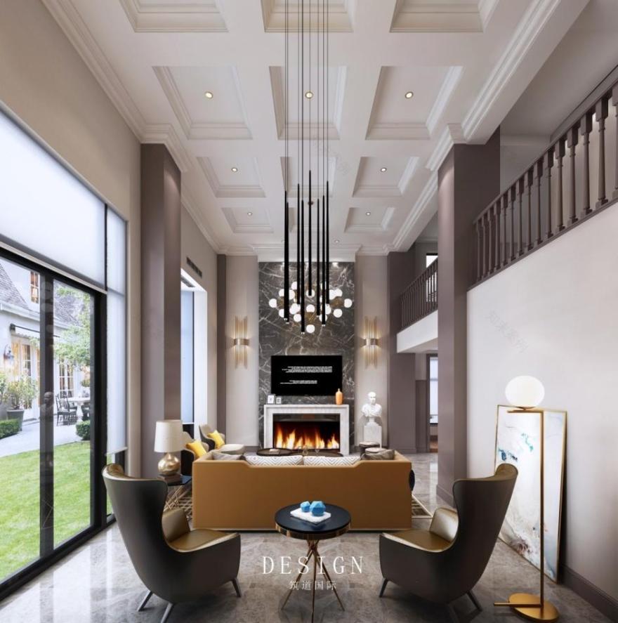 筑道设计 | 美式轻奢演绎,温馨奢华空间-0