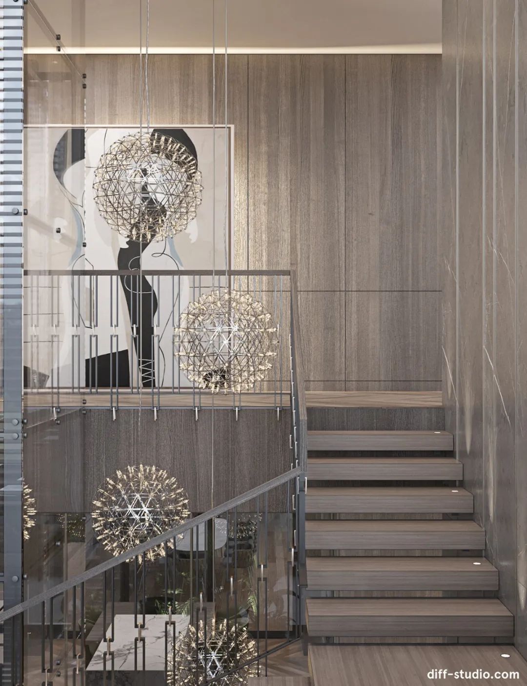 乌克兰基辅 1600㎡新古典奢华大宅丨Diff.Studio-30