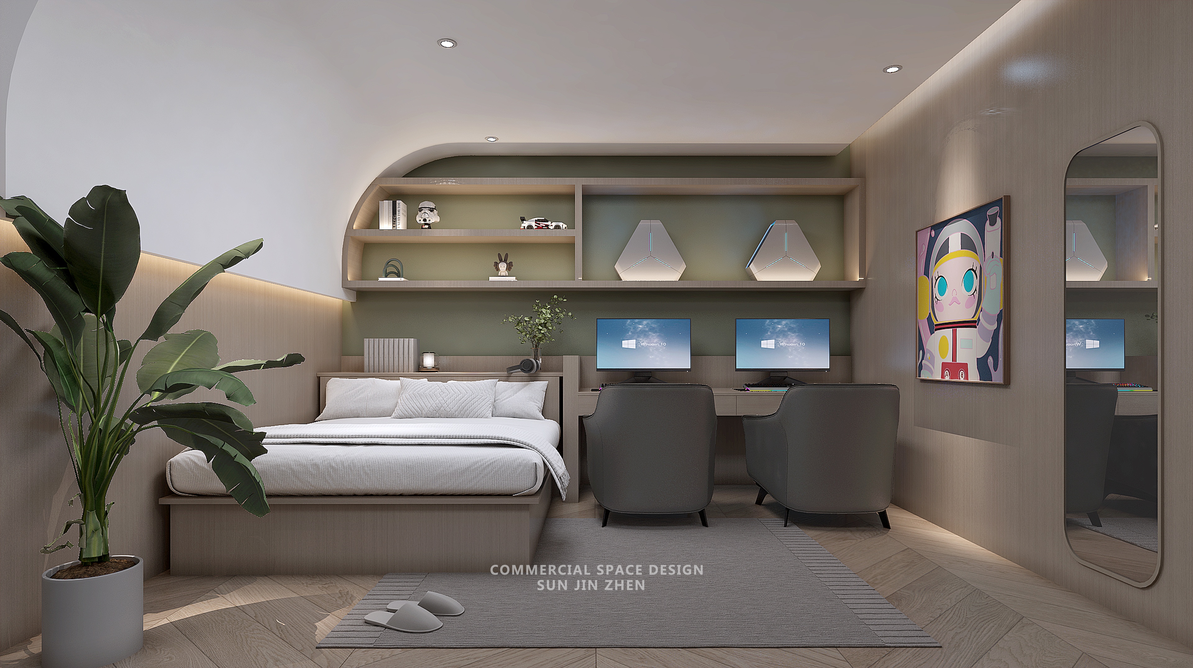 四川乐山新思路网咖丨中国乐山丨孙金甄（北京）室内建筑设计有限公司-29