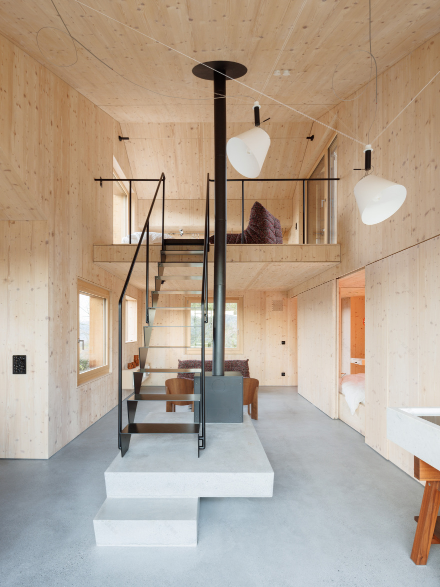 瑞士阿尔卑斯山木屋重建丨Switzerland丨Guča arch.-18