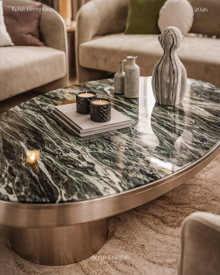 客餐厅 · 新古典奢华丨Egypt丨Amr Shrief Designs-5