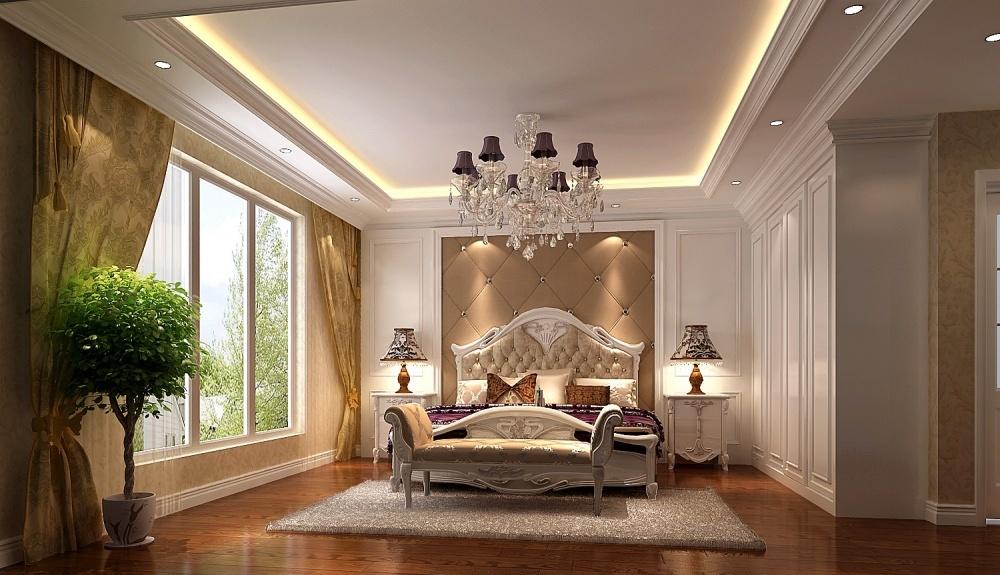 长滩别墅-暖色欧式风格设计-21