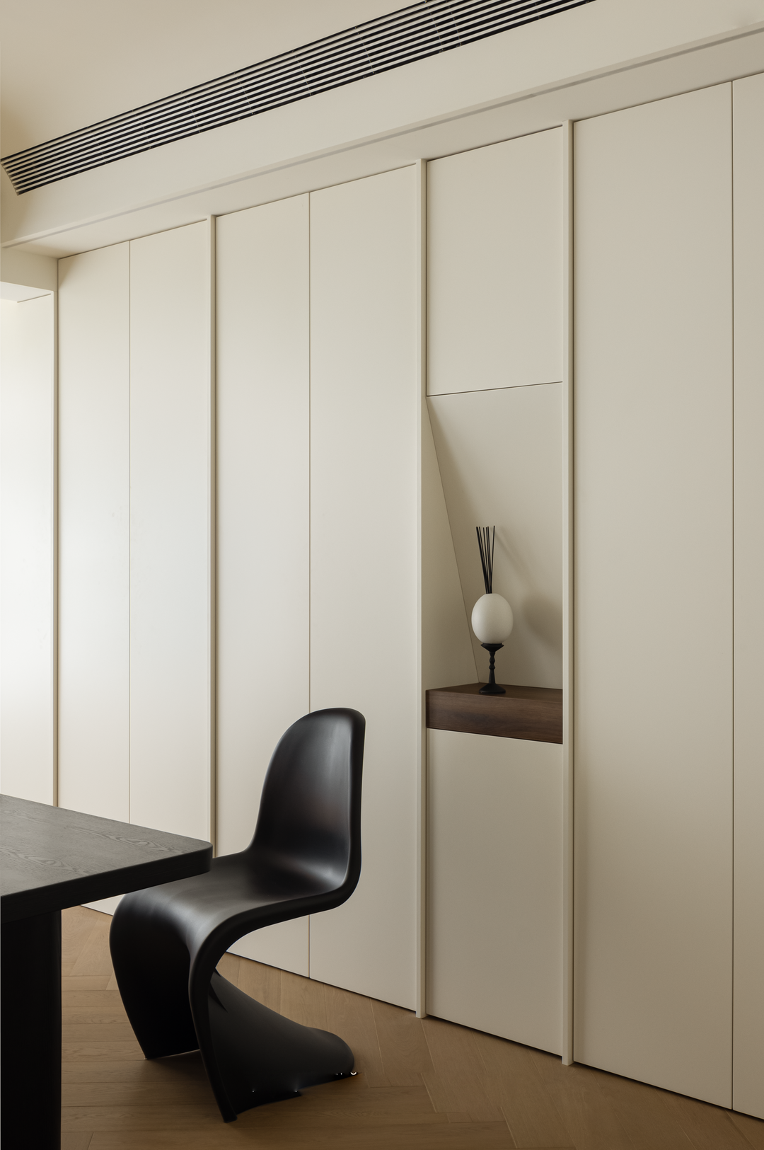 143㎡精装修全拆改,打造现代法式与中古融合的家丨飞墨设计-29