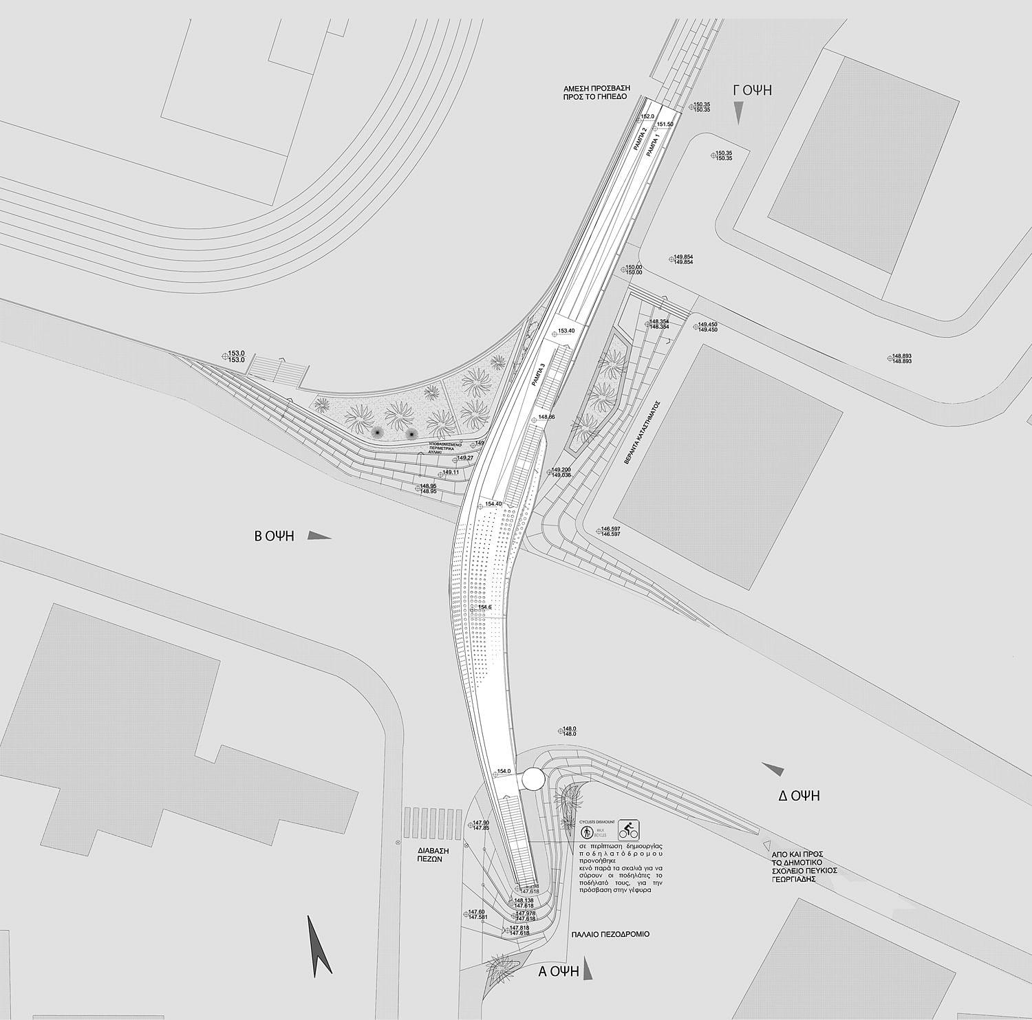 帕福斯悬臂式人行天桥提案丨塞浦路斯帕福斯丨塞浦路斯EP Architects-10