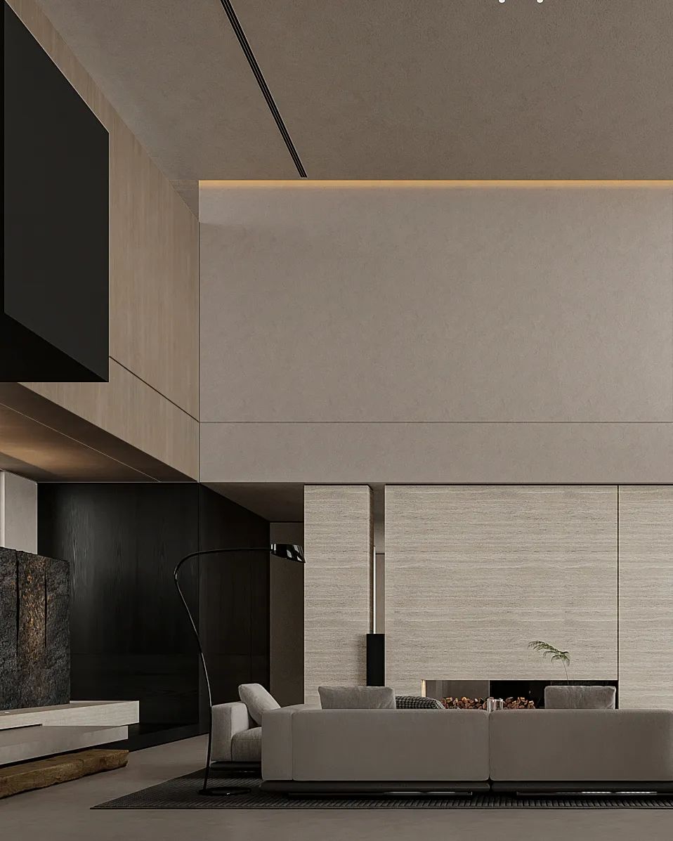 极简主义别墅豪宅空间设计丨中国临沂丨Yinji Space Design-36