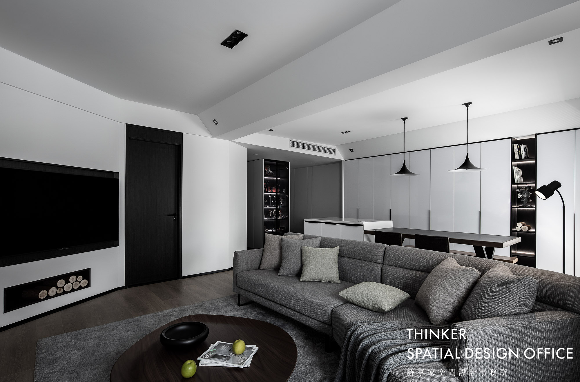 慕白｜115㎡的一居室，两人一猫的小美好-0