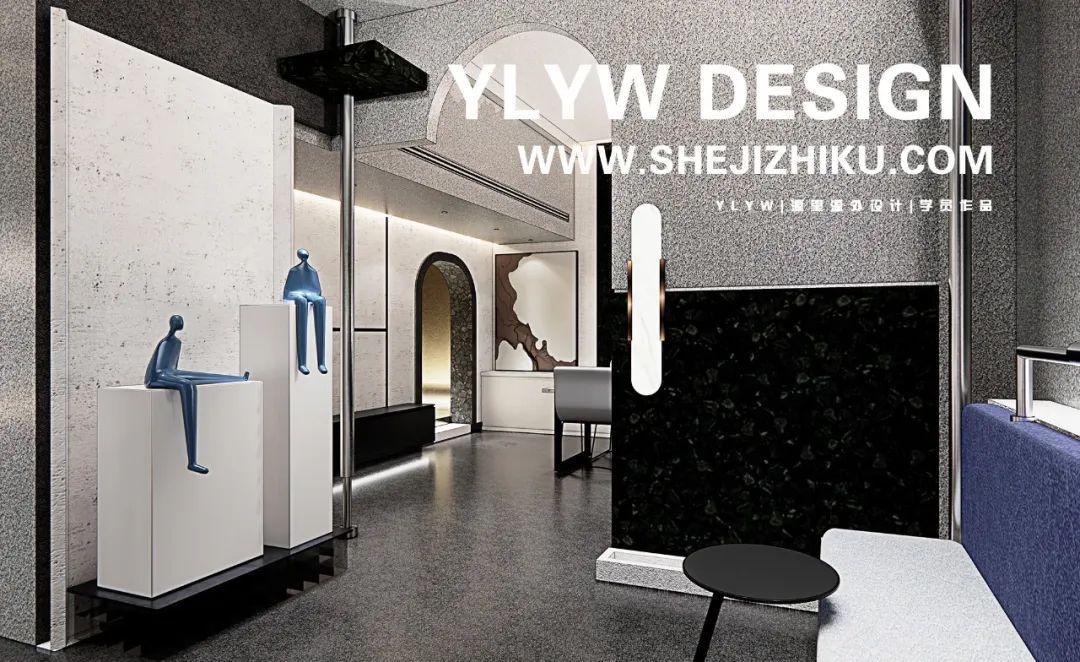 康定斯基灵感几何咖啡厅丨源里源外设计-13