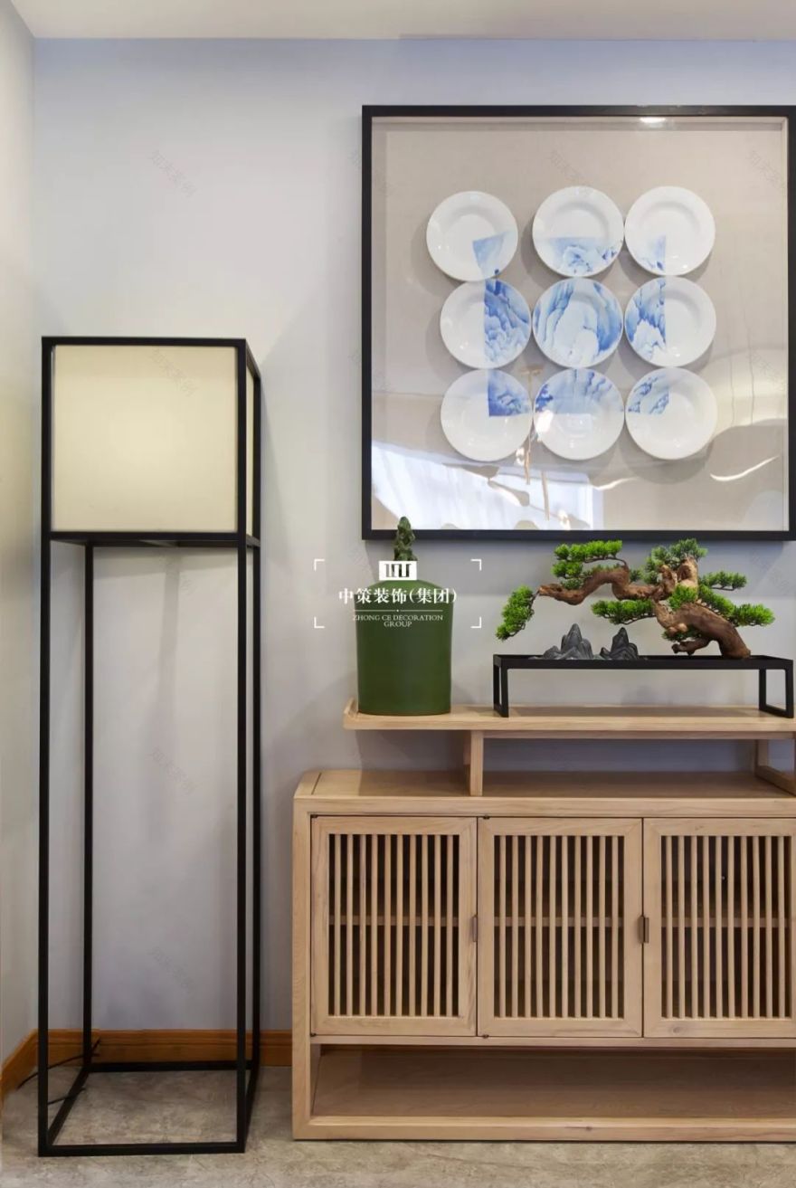 简约中式风,70 平米小户型变身东方美学空间-16