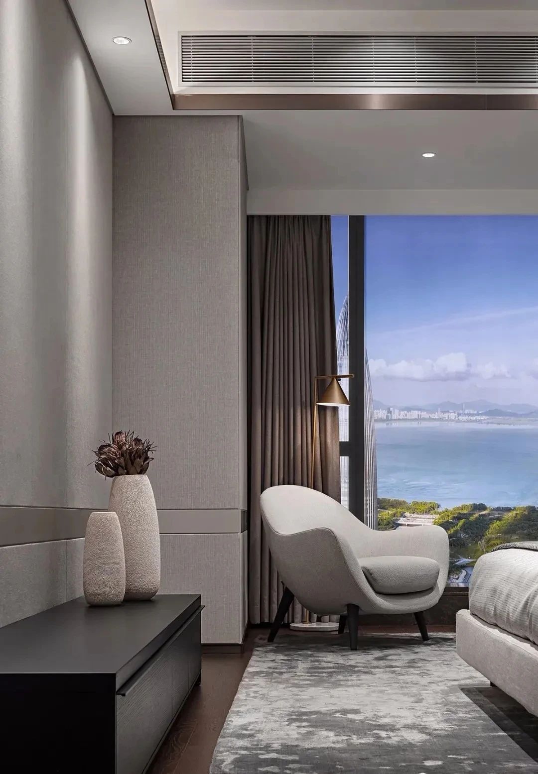 深圳湾顶级豪宅大平层样板间 让景观与室内融为一体  SCDA新作-20