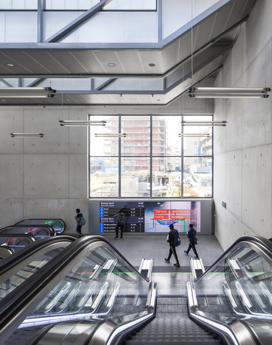 多变的地下空间-Løren地铁站 / Arne Henriksen Arkitekter 和 MDH Arkitekter-3