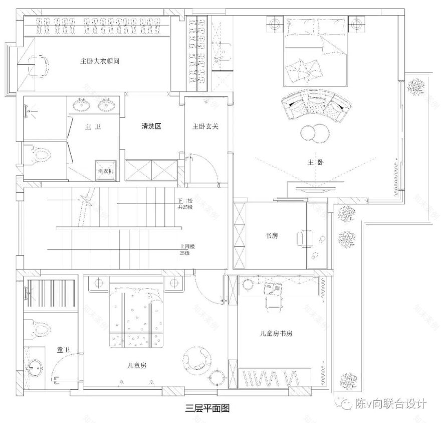 顺德勒流海景花园 320㎡自建别墅 | 现代中式浪漫生活空间-53