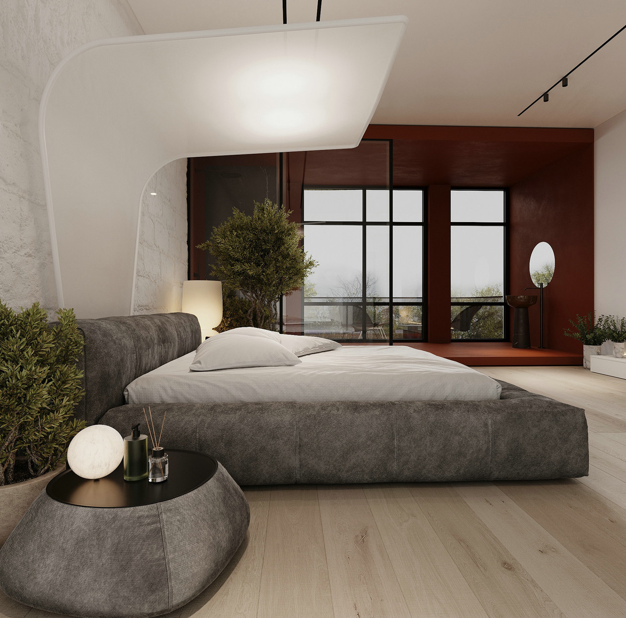 高级色系大平米住宅设计-5