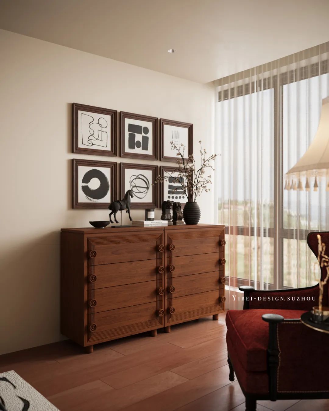 岁月沉淀的韵味 · 家装设计丨中国苏州丨YIBEI DESIGN-18
