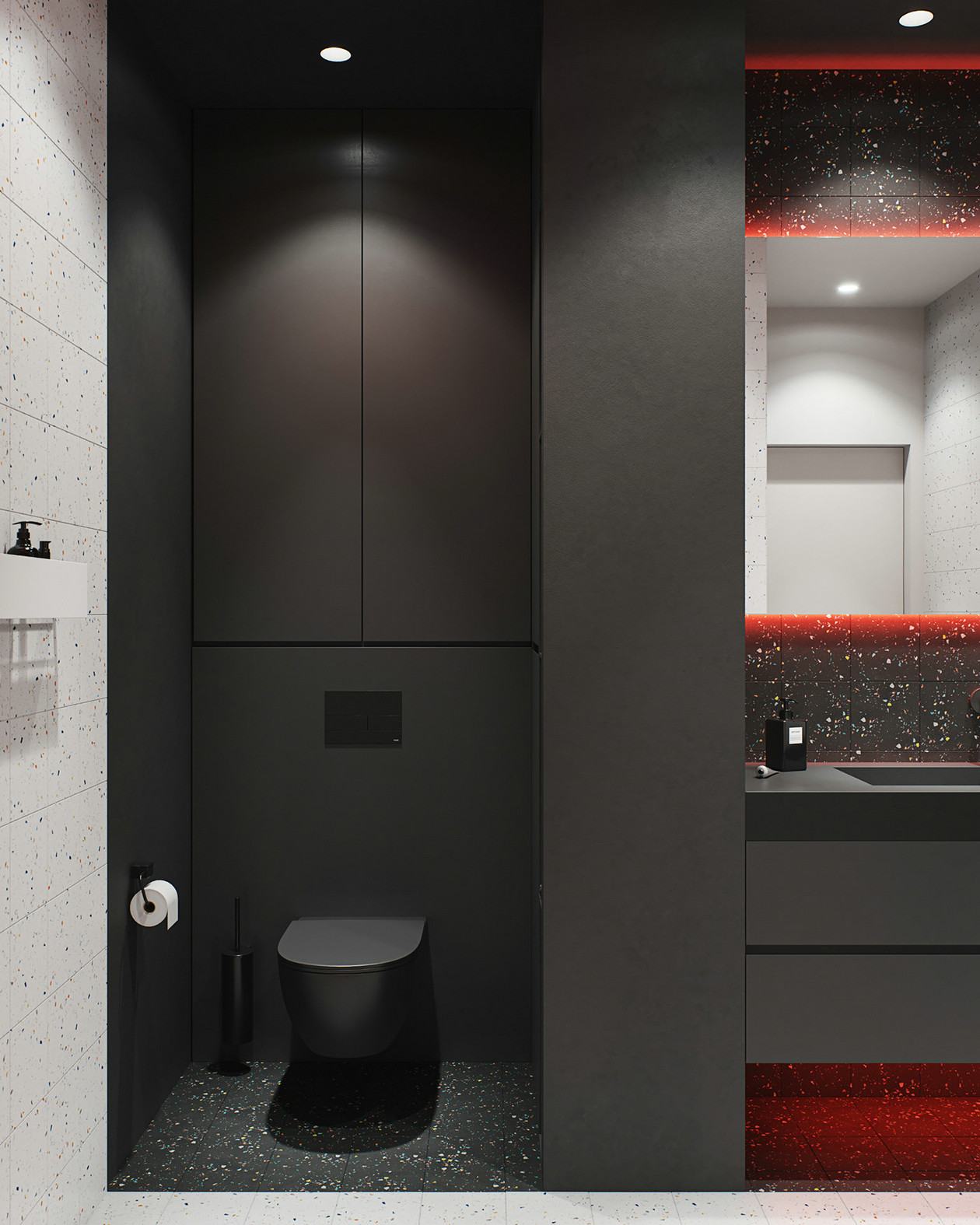 127㎡混合色调空间设计-23