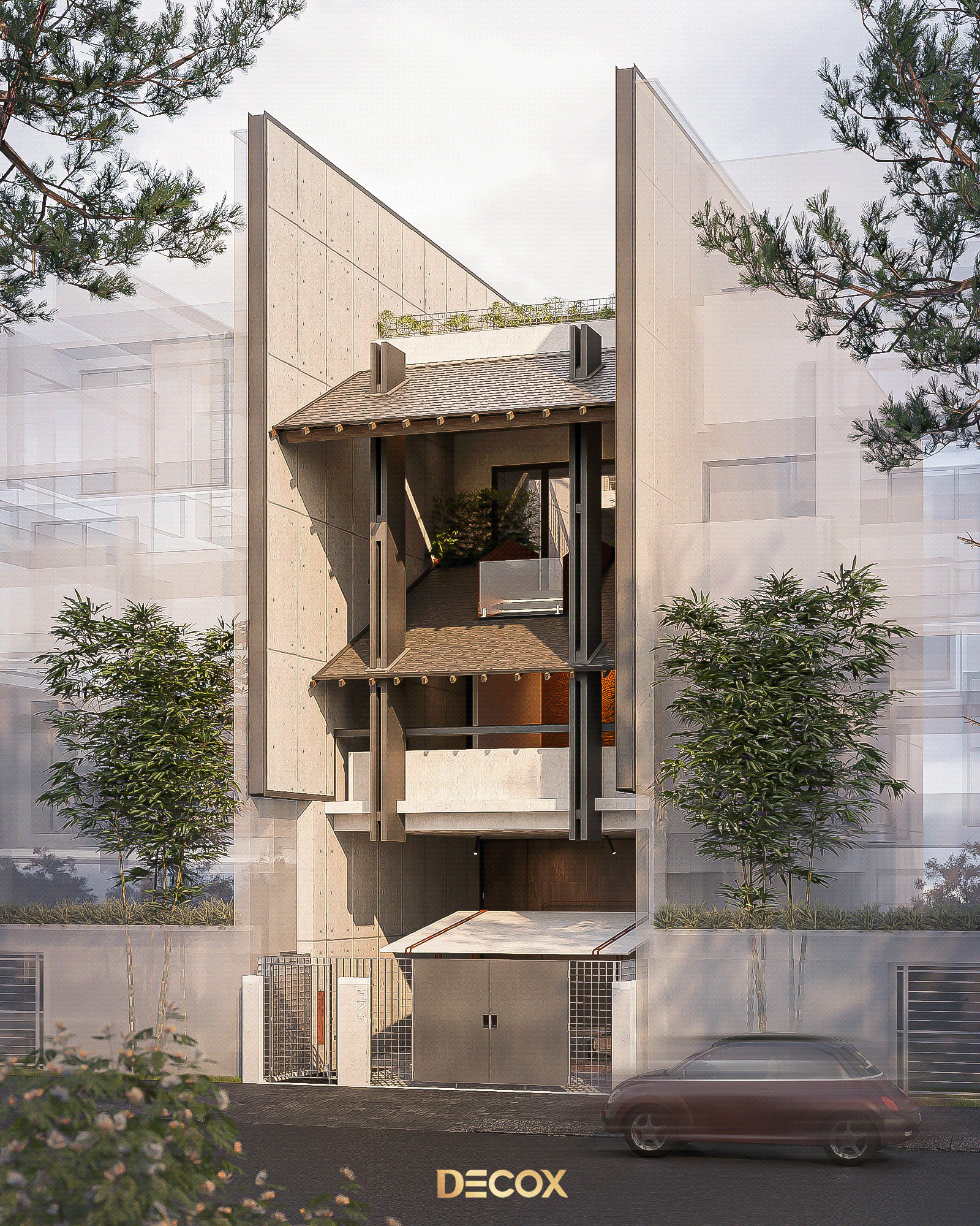 Render Vray+Chaos vantage Villa 12 (at Decox)-4