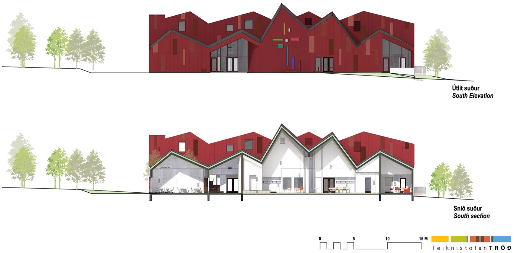 冰岛救世军总部丨Teiknistofan Tröð-69