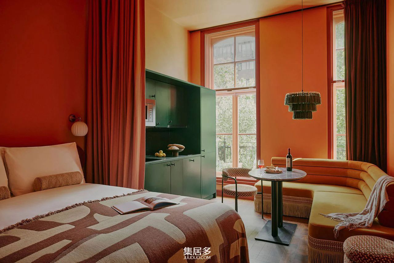 肯辛顿风格的 Ember Locke 酒店丨英国伦敦丨Atelier Ocher-16