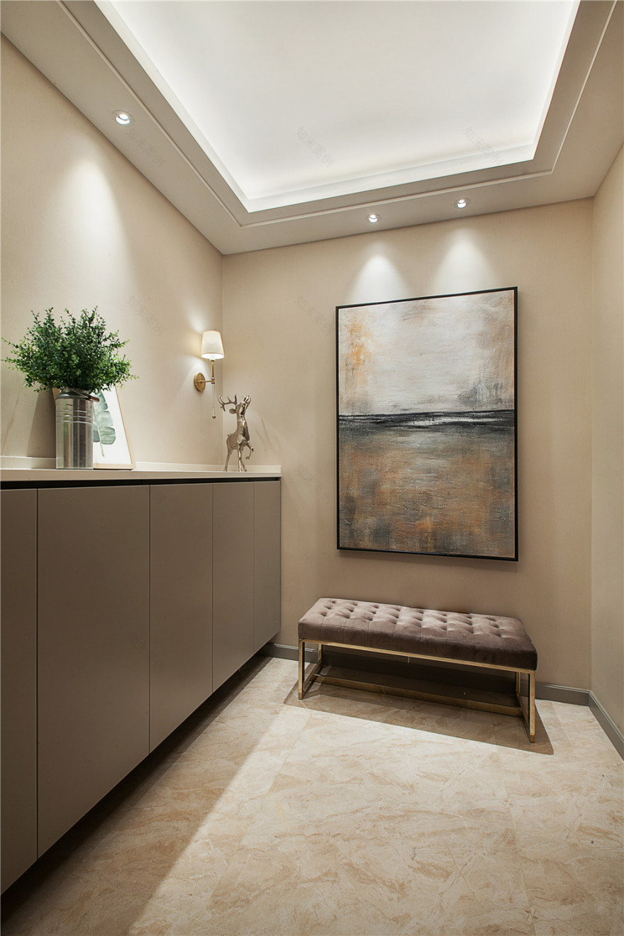 欢乐佳园现代前卫三口之家,精致轻奢生活空间-10