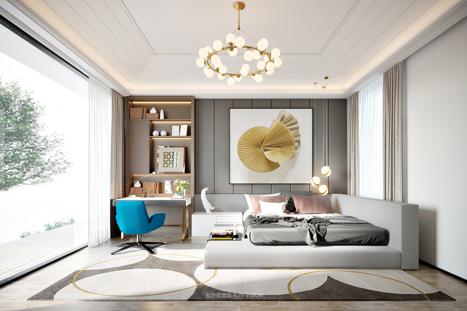 现代家装设计典范 | 如伊视觉呈现商业娱乐空间艺术-24