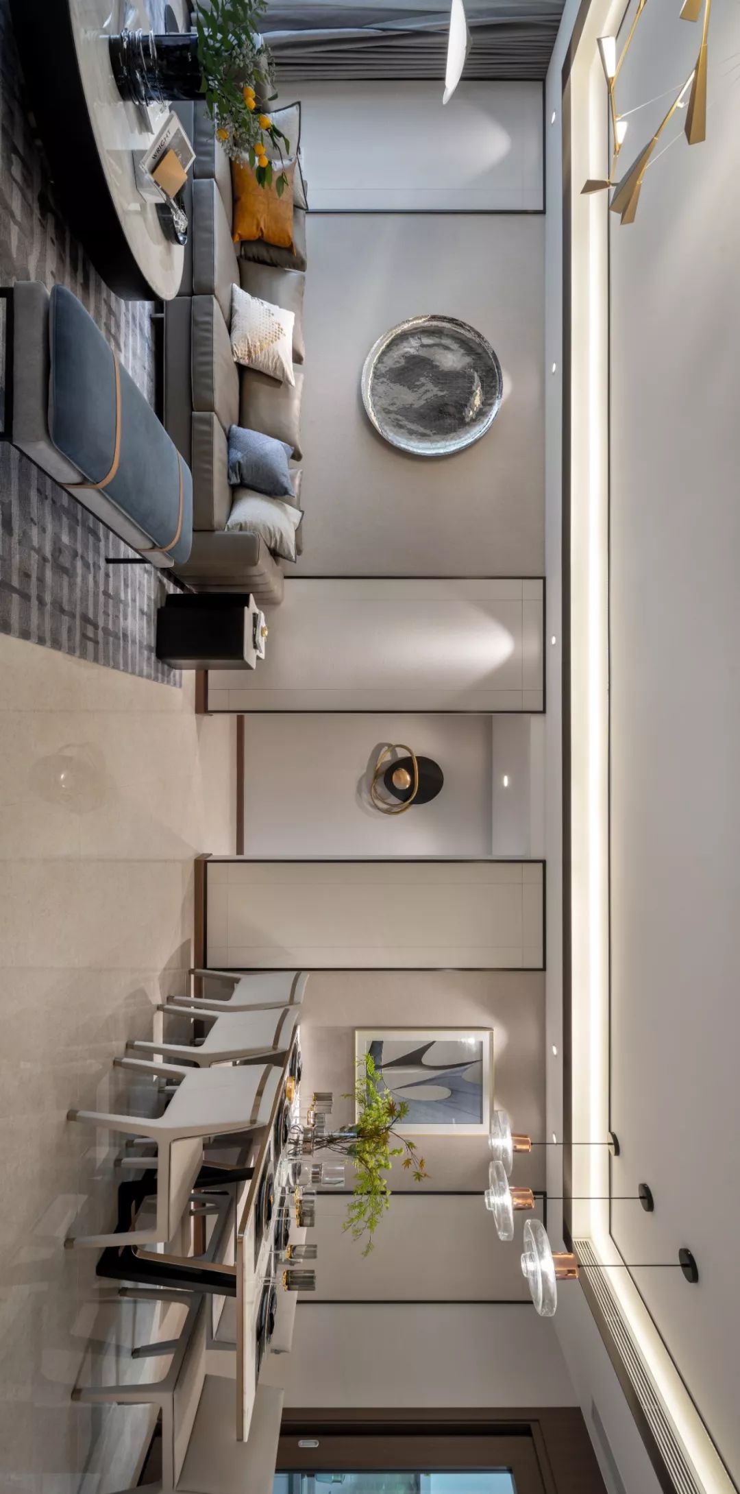 岛城绿如蓝——派尚设计青岛卓越·维港样板房-15