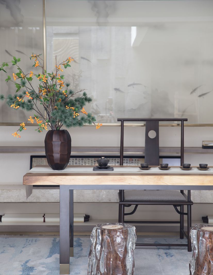 泰禾厦门龙池别墅样板间 | 新中式山水的宜居艺术-34