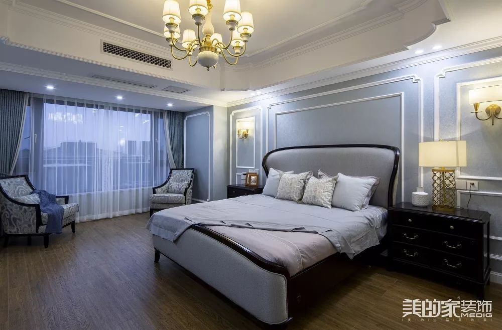 暖男标配的家 | 法式质感美式小清新混搭,打造 280㎡优雅生活空间-57