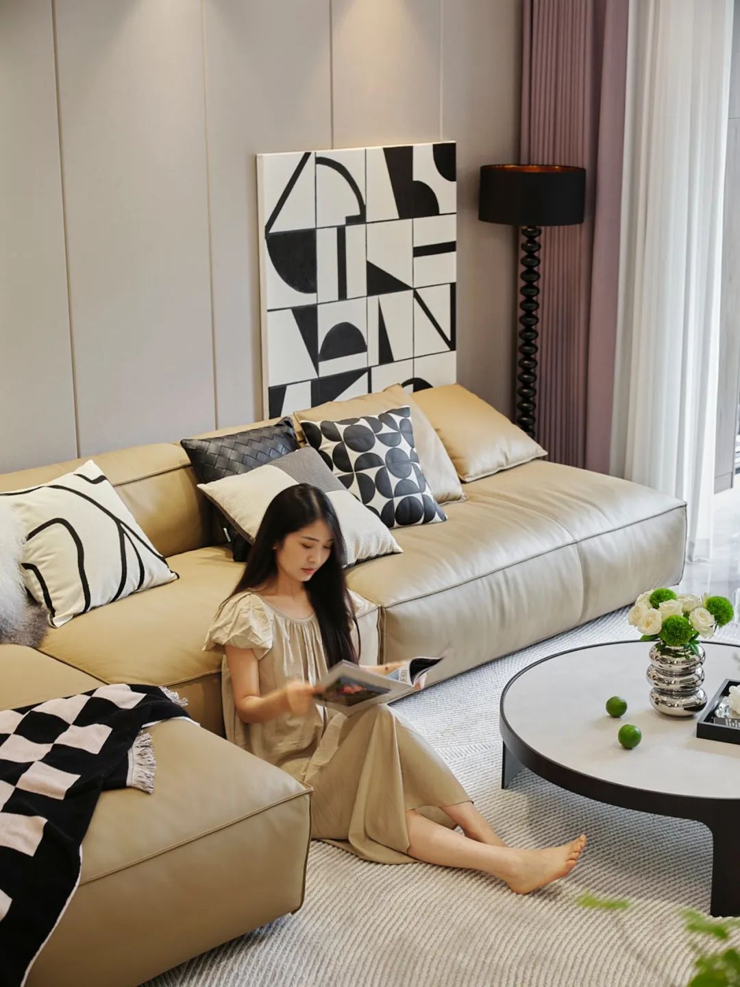 现代轻奢三居,打造都会女郎Kiko的理想家丨中国上海丨林时垚-49