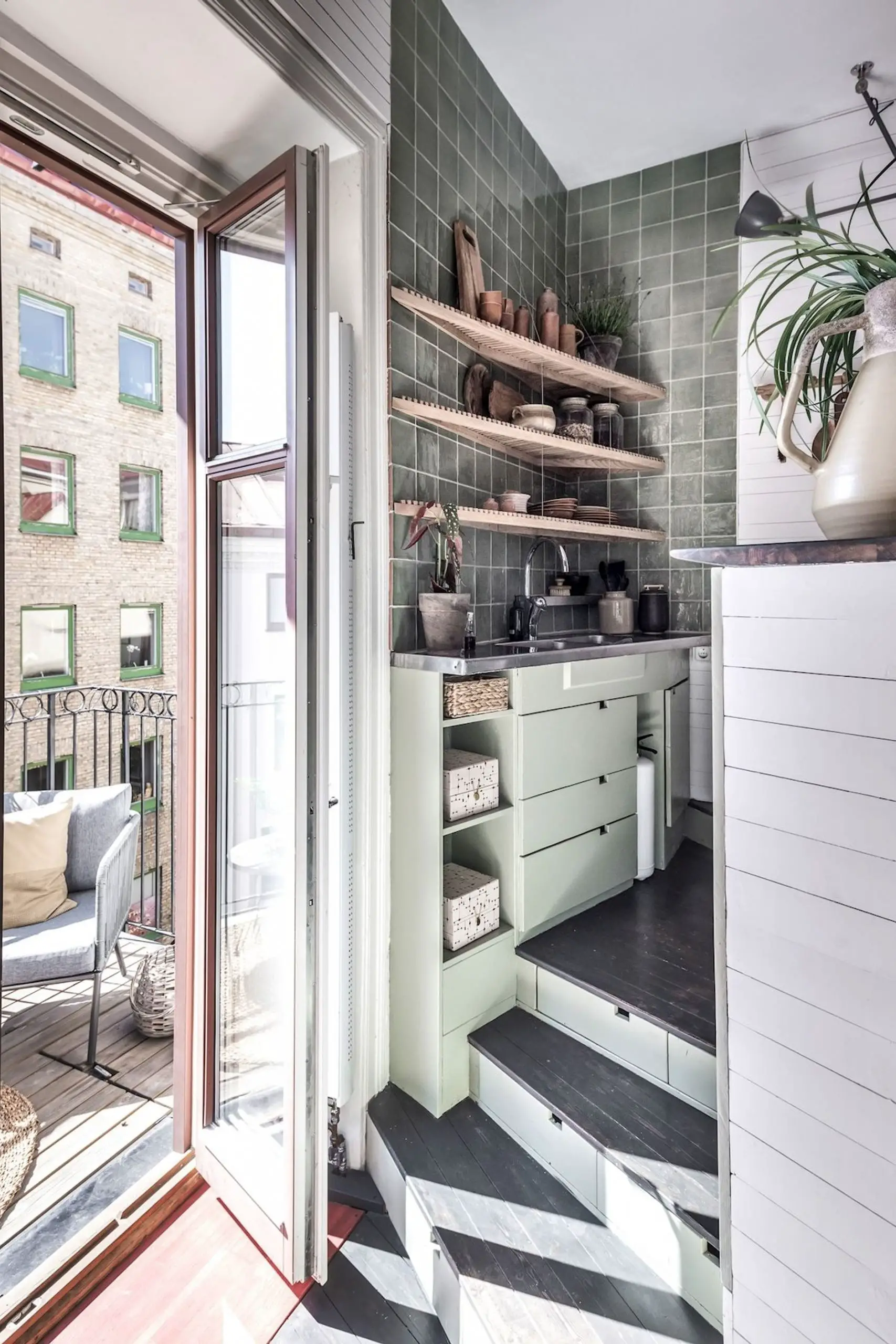 17m²小空间奇迹 | 瑞典设计师的多功能创意工作室-9