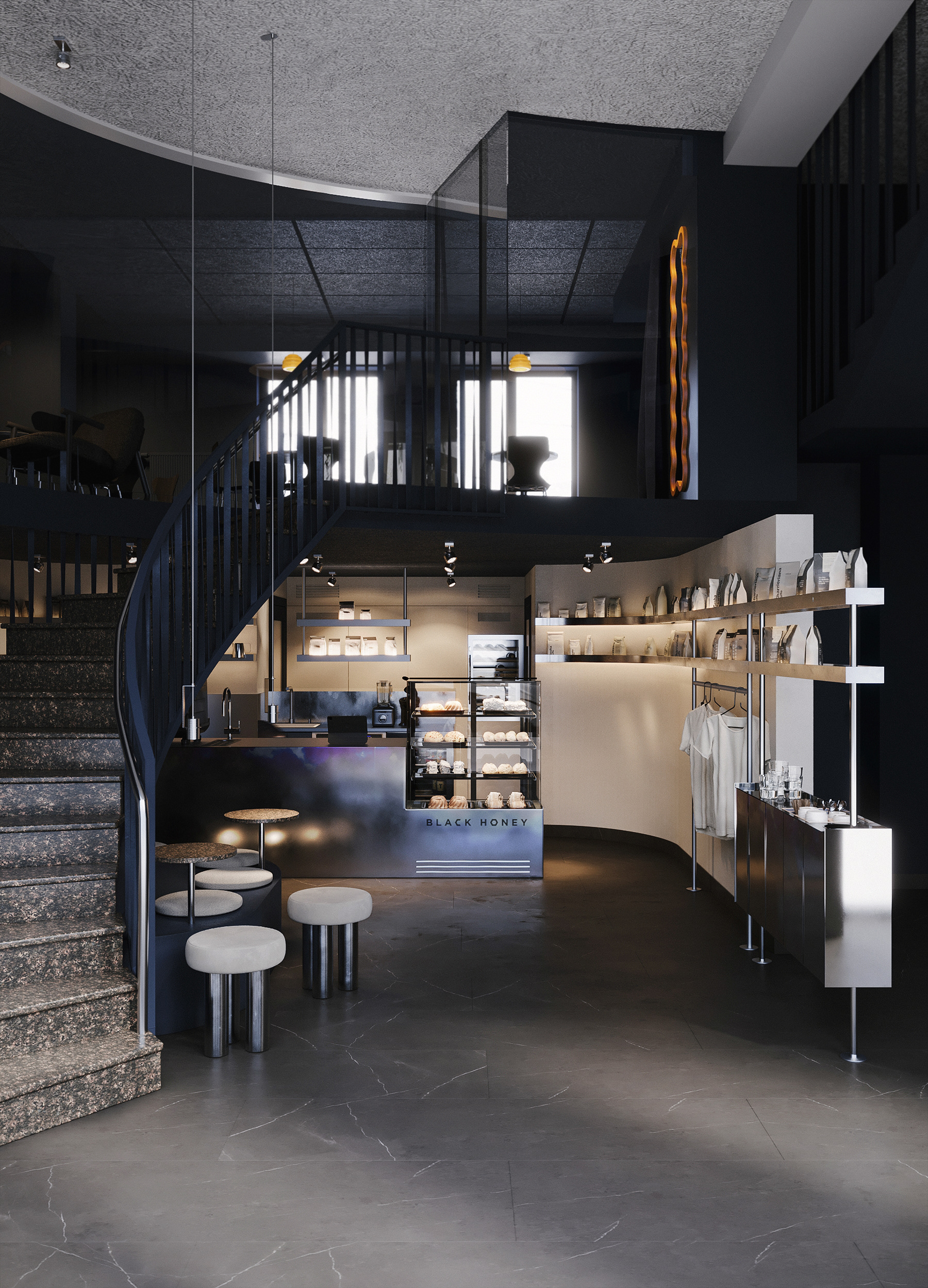 黑蜂蜜咖啡店丨乌克兰利沃夫丨Ustia Antoniuk-26