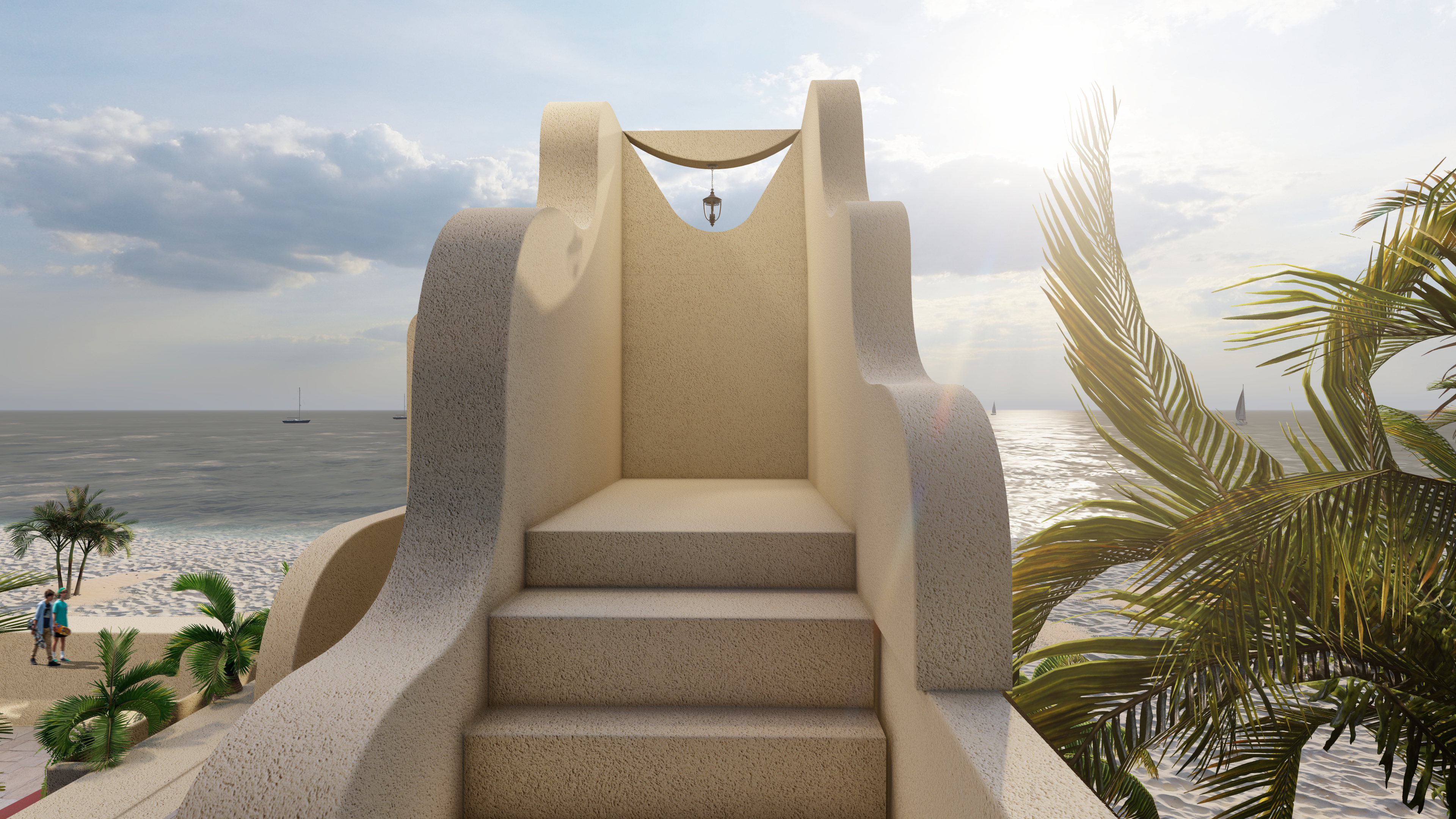 Desert Courtyard House – Architectural Visualization-15