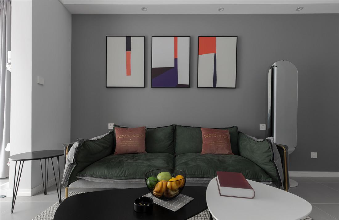 成都郫都 102㎡北欧风家居,浪漫粉灰打造舒适生活空间-15