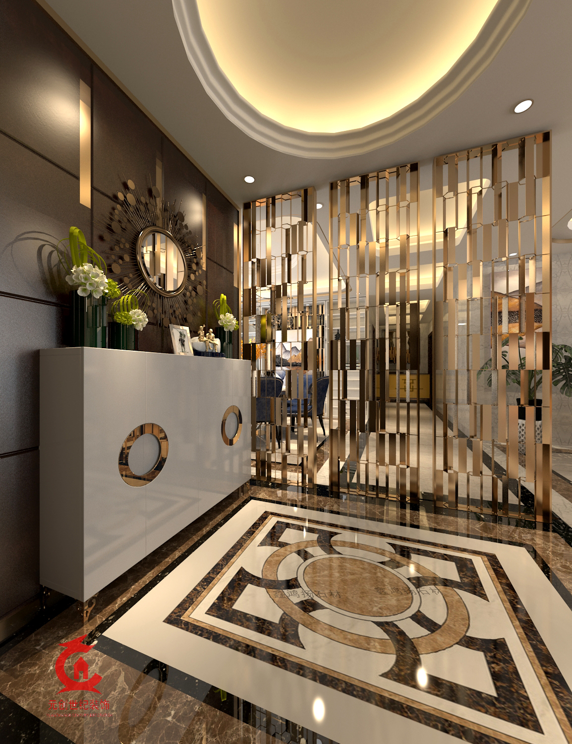 港式奢华150㎡户型-9