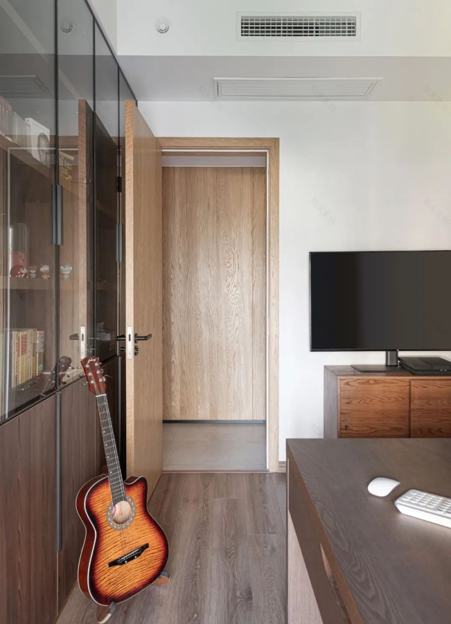 留白+无主灯,文雅静谧的婉约情调 | 宏福樘设计-18