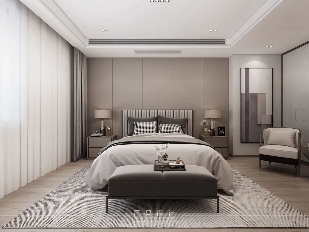 现代中式叠拼别墅设计丨青马别墅空间设计-83