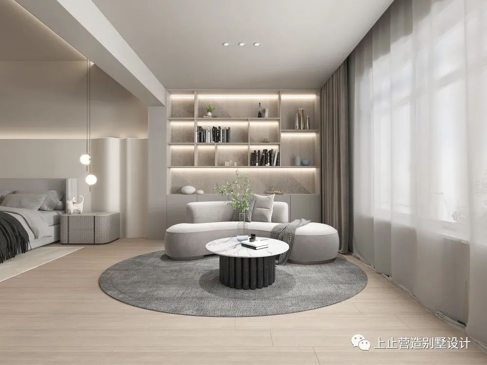 御翠园别墅 · 现代轻奢风丨上止营造 永利空间设计-24