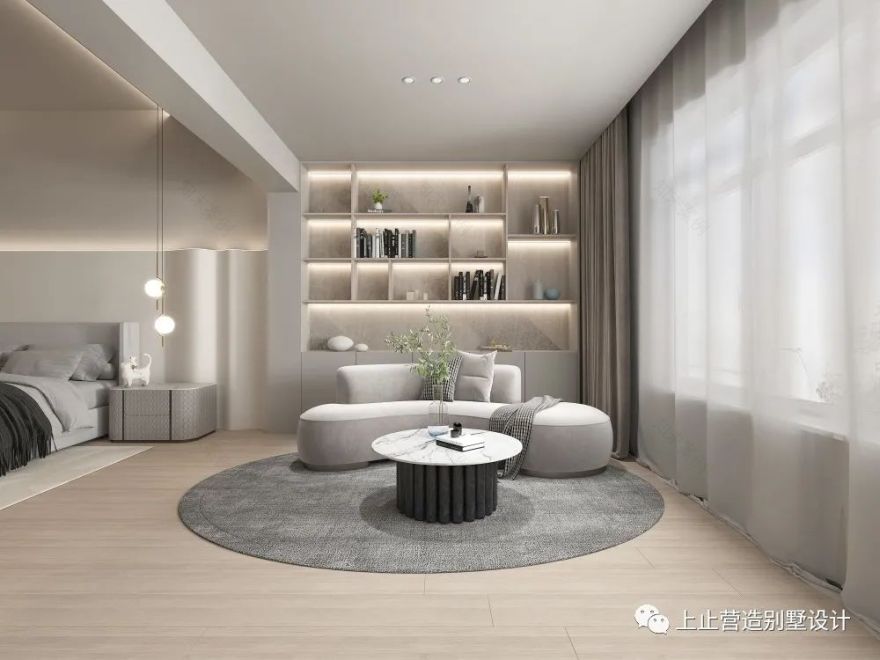 御翠园别墅 · 现代轻奢风丨上止营造 永利空间设计-24