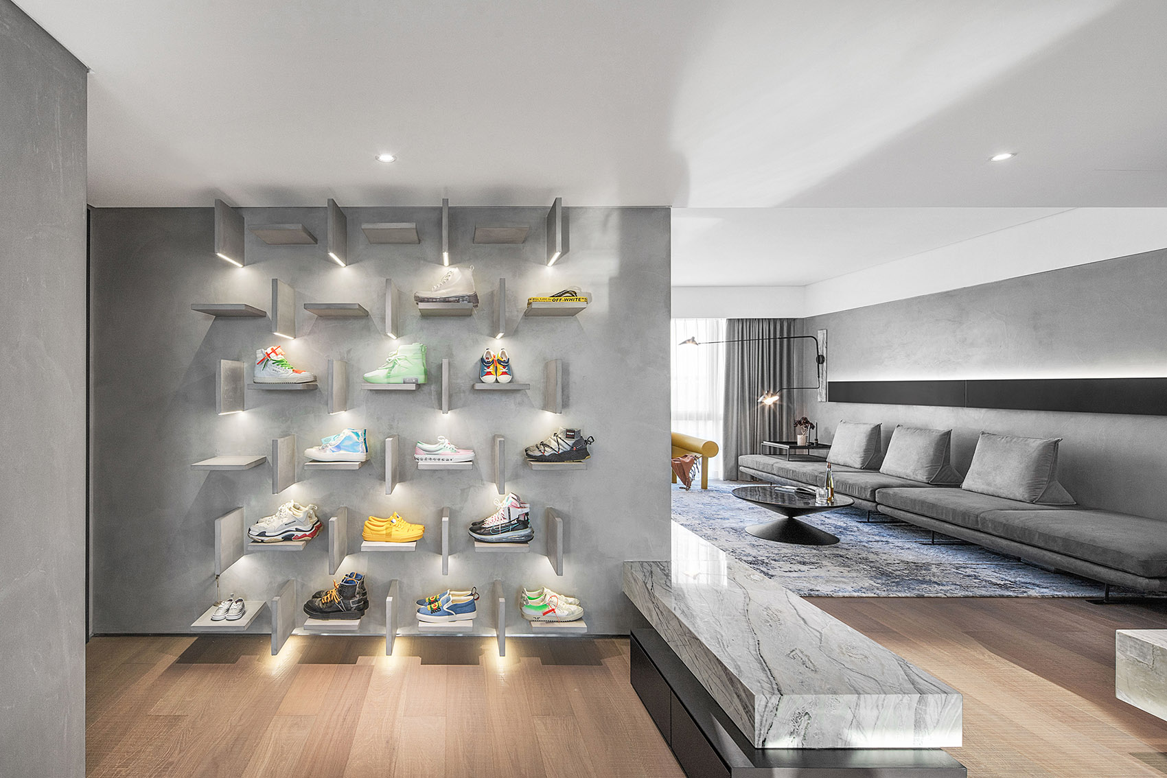 180㎡简约大平层，一个人住，也要很精致！-21